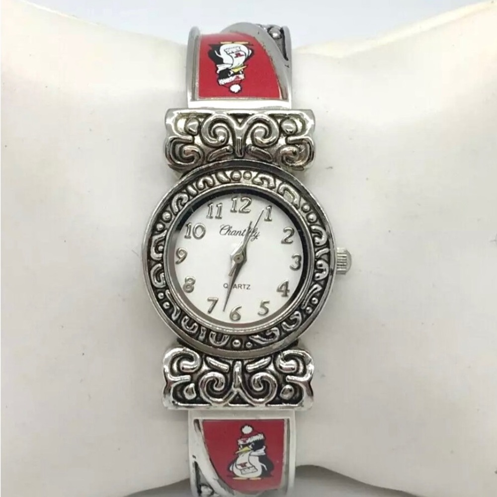 Youngstown State University Hinged Cuff Bracelet Chantilly Watch